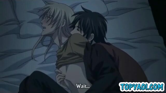 Anime Shemales Kissing - Two gay hentai kissing and having love in the bed - StileProject.com